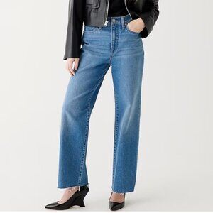 J Crew High Rise Slim Wide Leg Jeans size 24